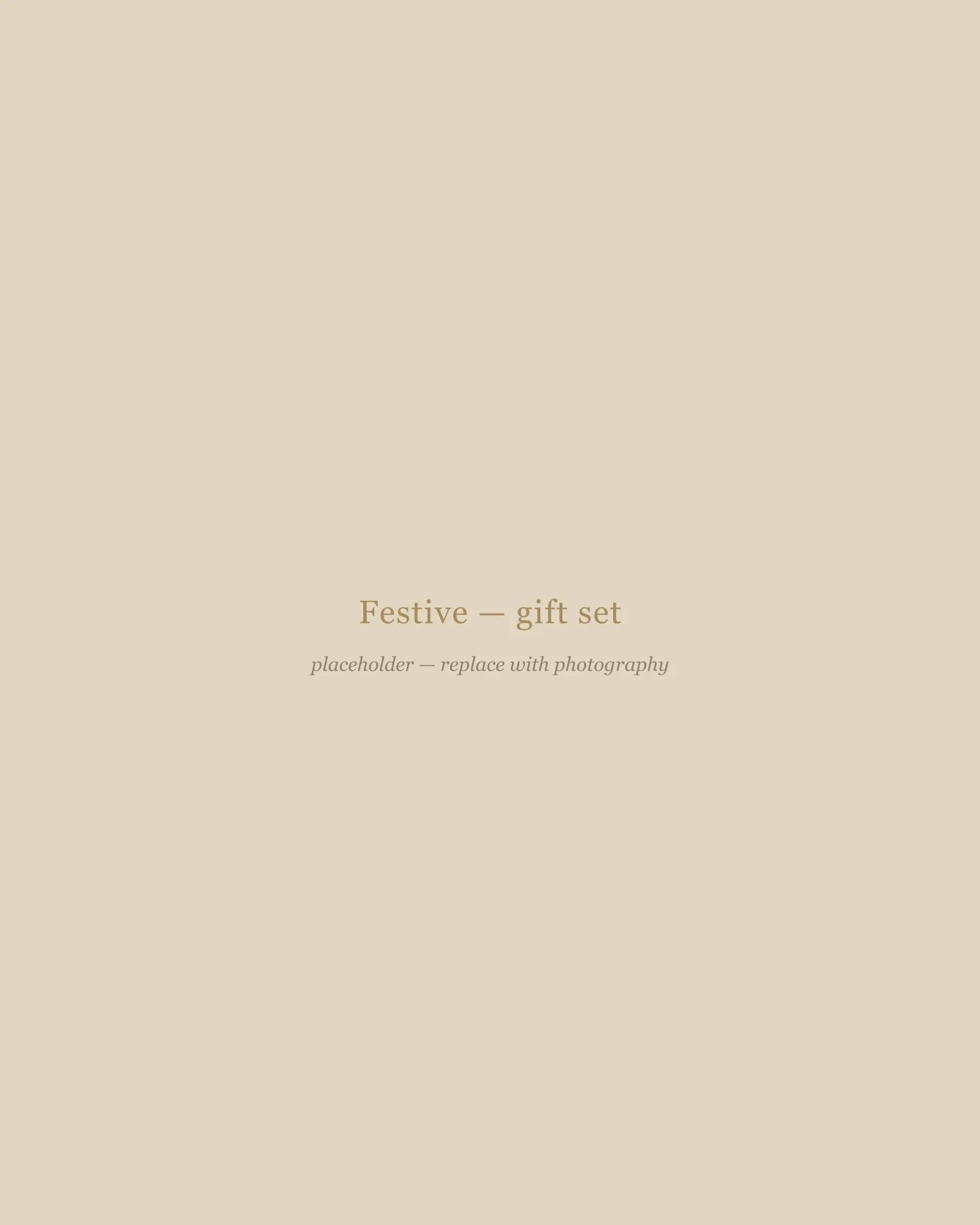 Placeholder — plain cotton tone, awaiting photography.