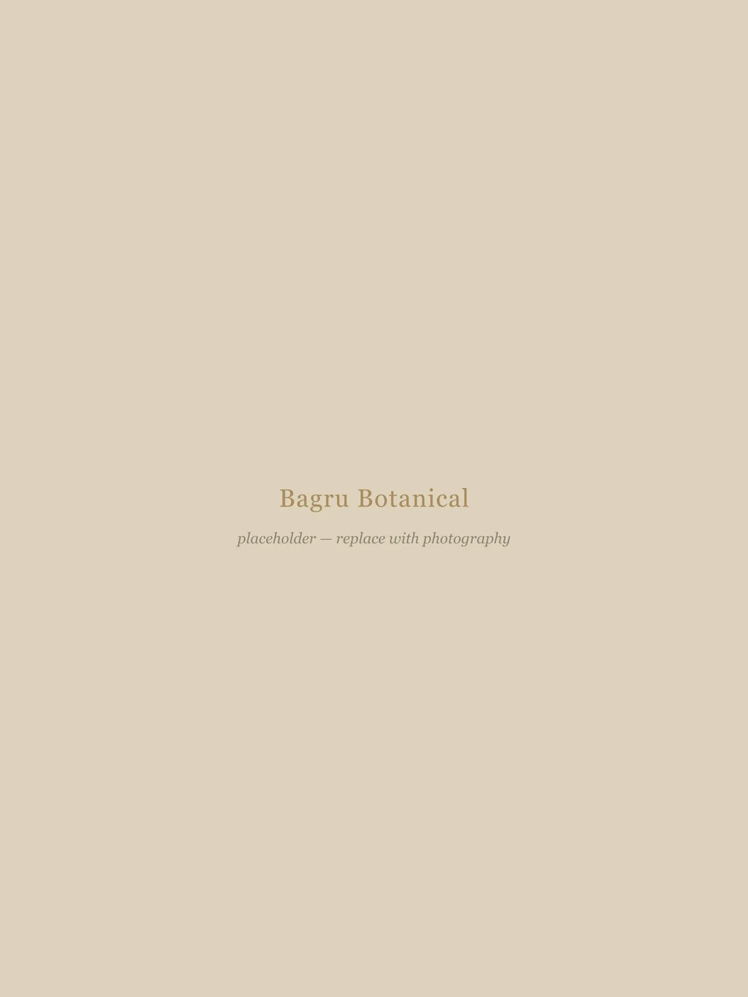 Placeholder — plain cotton tone, awaiting photography.