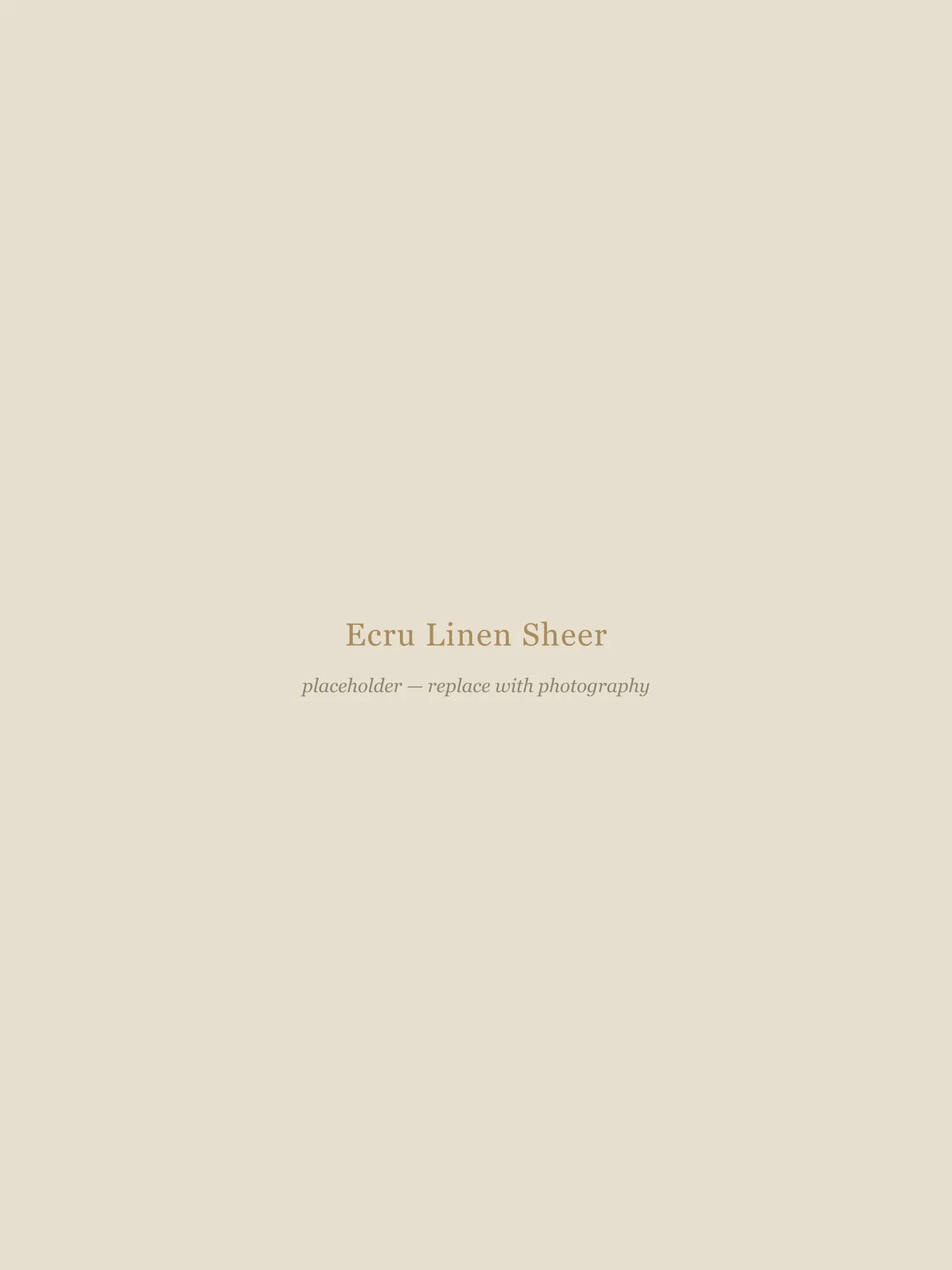 Placeholder — plain cotton tone, awaiting photography.